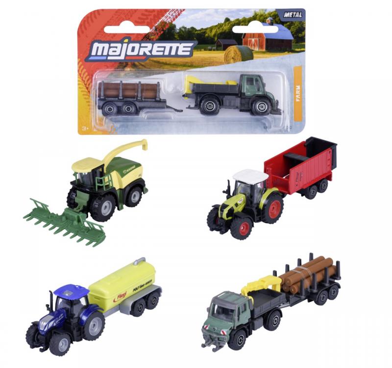 Farmářské vozidlo kovové, 4 druhy
